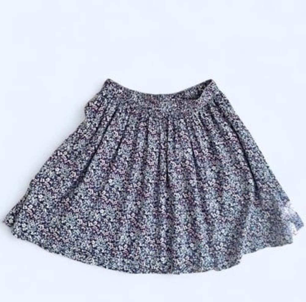 Vintage Abercrombie & Fitch Y2K Skater Skirt Floral Pattern Mini Skirt Women’s S
